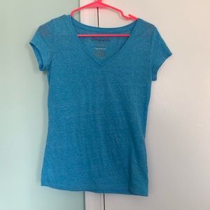 Blue Cotton V-neck tee | Aerópostale